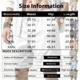 thumbnail image 4 of Hsovts Men Mens Casual Cotton Linen Shorts Summer Beach Shorts Lightweight Elastic Drawstring Waist with Pockets Gray 2XL, 4 of 6