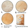 thumbnail image 3 of Designart "Sandy Horizon With Beige Clouds V" Clouds Canvas Wall Art, 3 of 7