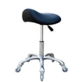 thumbnail image 2 of Professional Saddle Stool with Wheels Ergonomic Swivel Height Adjustable for Clinic Dentist Beauty Salon Tattoo Office (Camel), 2 of 3