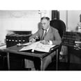 thumbnail image 2 of President Franklin Roosevelt Cataloging His Extensive Stamp Collection. May 5 History (24 x 18), 2 of 2