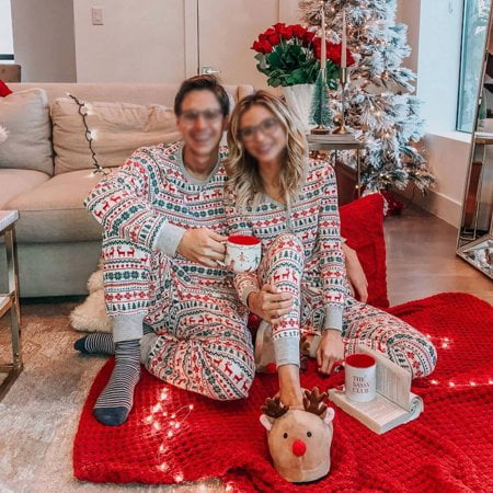 

Viworld Christmas Family Matching Pajamas Set Mother Father Kids Baby Elk Print Sleepwear Clothes