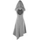 thumbnail image 5 of Capa para mujer, vestido informal de verano para mujer, vestido midi con capucha y corte para mujer, 5 of 5