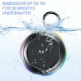 thumbnail image 2 of Altavoz Bluetooth Impermeable Baño Radio Fm Subwoofer Portátil Al Aire Libre Deportes Altavoz Centro de Música Cine en Casa Negro, 2 of 5
