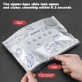 thumbnail image 3 of 10 Pack Small Resealable Mylar Bags, Aluminum Foil Ziplock Pouches for Food Storage, Smell Proof Fresh Keeping Bags for Pantry Organization, Snacks, Coffee & Spices B, 3 of 4