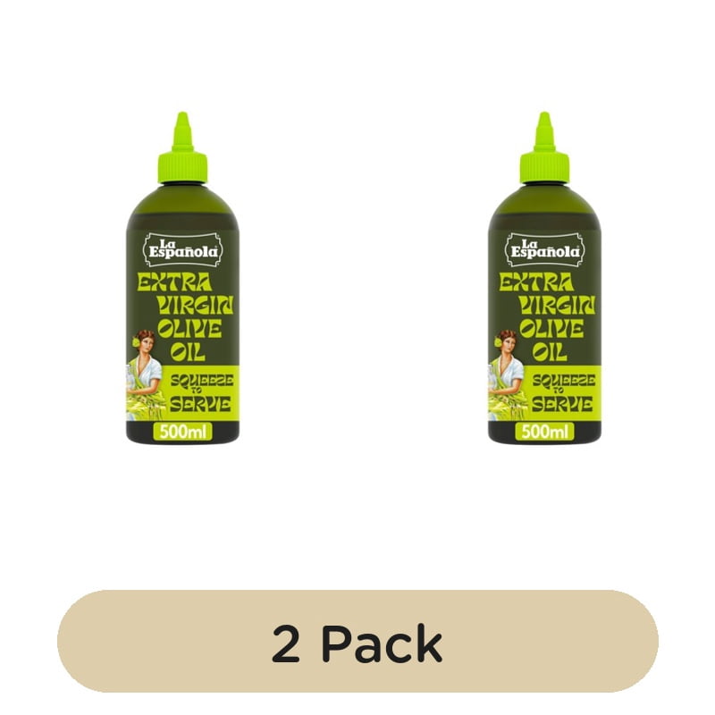 La Espanola Squeezy Extra Virgin Olive Oil 500ml, British Import (Pack of 2)