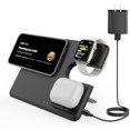 thumbnail image 1 of wonima02 Wireless Charging Station for Apple Mag-Safe: 3 in 1 Magnetic Foldable Charger Stand for iPhone 15 14 13 12 Pro Max Plus - Apple Watch 9 8 7 6 5 4 SE - AirPods Pro 2/3, 1 of 1