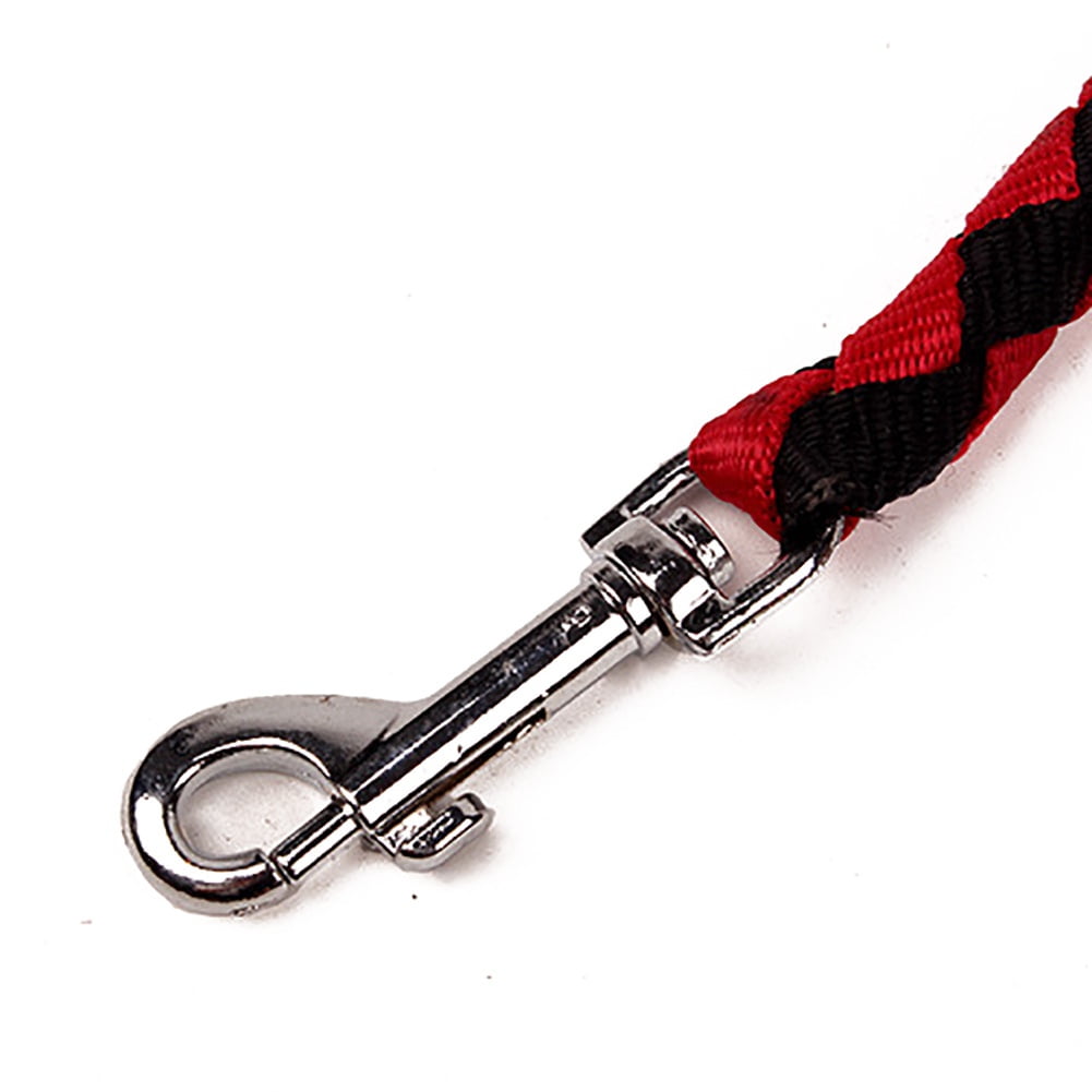 4.6 FT Double Dog Leash Coupler, Tandem Leash for Two Dogs, 360° Swivel Rotation Dual Strong Dog Leash Splitter, for Large Medium Strong Puppy Dogs Red