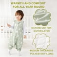 thumbnail image 2 of Saco de Dormir para Niños Pequeños Nivolltha 0.5 TOG Algodón Orgánico Talla M, 2 of 9