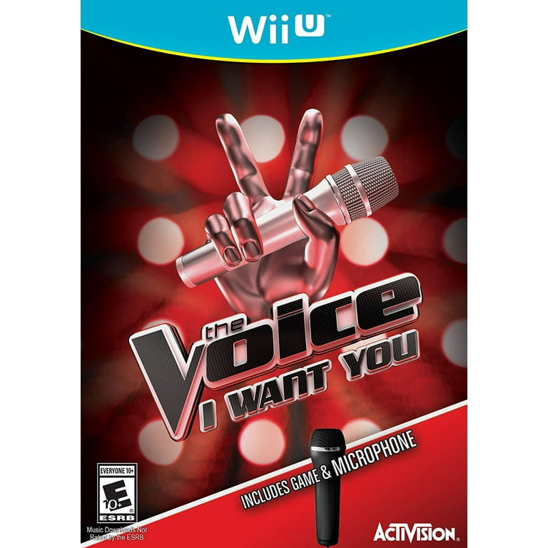 The Voice Bundle with Microphone Wii U Walmart