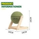 thumbnail image 5 of Catnip Floor Ball Toy, Cat Mint Ball with Wood Stand, Rotatable Roller Ball Toys Scratching Hemp Ball Catnip Toy, Enjoyable and Safe Cat Kitten Playin, 5 of 5