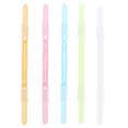 thumbnail image 1 of Shisuyan 1 Set/5pcs Plastic Bookbinding Clips Loose-Leaf Binder Clip Practical Paper Clip, 1 of 8