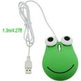 thumbnail image 2 of Dpisuuk Wired Mouse, Cute Animal Frog Computer Mouse, Portable USB Corded Mouse, 1200DPI Optical Mice for Laptop PC Desktop Computer, Green, 2 of 8