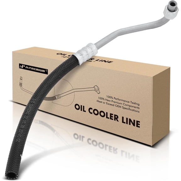 A-Premium Automatic Transmission Oil Cooler Line Hose Assembly Compatible with Dodge Ram 1500 1994-2001 Ram 2500 3500 1994-2002 5.2L 5.9L