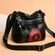thumbnail image 3 of Hit Color Hombro Messenger Bolsos Mujer Cuero Crossbody Bolsos (Rojo) Likrtyny Para estrenar, 3 of 9