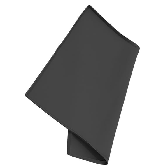 Pawsdot Portable Mini Fridge Mat Drip Tray Black Silicone Contain Liquid 1Pack