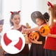 thumbnail image 2 of 4 piezas de diadema de cuerno de diablo para Halloween, horquilla roja, tocado de cuerno de ganado, pinzas para el cabello, 2 of 6