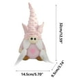thumbnail image 2 of SDJMa Valentines Day Gnomes Decorations, Pink Plush Gnomes with Pig Nose and Pig Ears, Scandinavian Tomte Elf Table Ornaments for Valentines Day Mothers Day Wedding Party Home Decor, 2 of 8