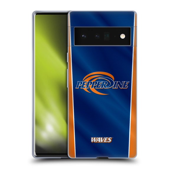 Head Case Designs Officially Licensed Pepperdine University Pepperdine University Banner Soft Gel Case Compatible with Google Pixel 6 Pro