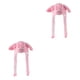 thumbnail image 1 of Qarigey Funny Plush Piggy Hat Pig Ears  The Movable Paws Up Popping Pressing 2piezas Rosa, 1 of 4