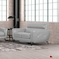 thumbnail image 2 of True Contemporary William Tufted Faux Leather Loveseat, 2 of 17