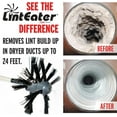 thumbnail image 4 of Gardus LintEater Dryer Vent Cleaning Kit RLE24 - Rotary Lint Remover - Extends to 24 Ft, 4 of 6