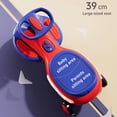 thumbnail image 6 of Light-Up Electric Wiggle Car with Pedal, 2-in-1 Swing Car, 2 motor Ride-On Toy, Anti-Rollover, Flashing Wheels for Ages 3 and Up, 6 of 10