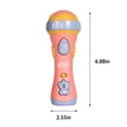 thumbnail image 2 of Pink Pink Electronic Children Small Microphone Toy With Light And Sound Early Education Musical Instrument For Kids Singing And Motor Skills Development Indoor Outdoor, 2 of 7