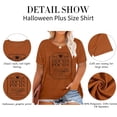 thumbnail image 4 of KimSoong Women Halloween Plus Size Shirts Graphic Tees Crew Neck Short Sleeve Loose Fit Tops, 4 of 4