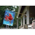 thumbnail image 4 of Toland Home Garden Watercolor Red Goldfish Pond Fish Flag Double Sided 28x40 Inch, 4 of 5