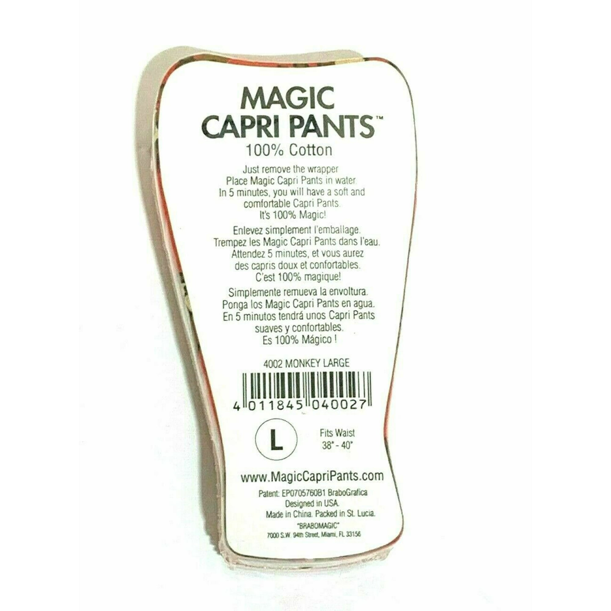 Brabo Magic Eco-friendly Ultra Soft Water Activated Monkey Capri 
