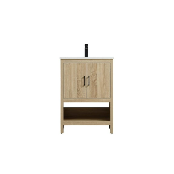 Elegant Kitchen and Bath Ira 24 Inch Single Bathroom Vanity In Mango Wood