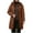 🔥 Brown, variant on Sentmoon Women's Winter Coat Women's Jackets Cute Christmas Gifts Women's Solid Color Long-sleeved Hooded Fashion Padded Jacket Fall and Winter for Travel and Packable Convenience