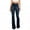 Dark Blue, variant on Wide Leg Jeans for Women High Rise Flare-Leg Pants Solid Dark Blue L