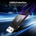 thumbnail image 2 of Netac Netac U336 256 Go Clé USB 3.0 - Haute Vitesse, à l'Épreuve des Virus, Anti-Suppression, Matériau PC Noir, Design Compact, 2 of 6