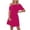 Hot Pink, variant on Mrasaso Gifts for her! Women Dress,Vestido de mujer Women's One Shoulder Short Dress, Summer Sleeveless Off Back Solid Color Style, Fashionable and Sexy for Resort or Parties,Red|L