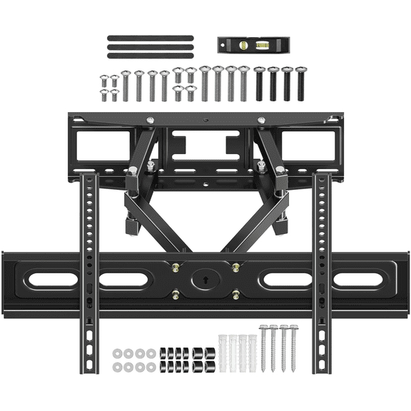 HOMOUNT Full Motion TV Wall Mount for 37-75 Inch TVs, Holds up to 99lbs, Wall Mount Bracket Max VESA 600x400mm, Fit 12" 16" Wood Stud