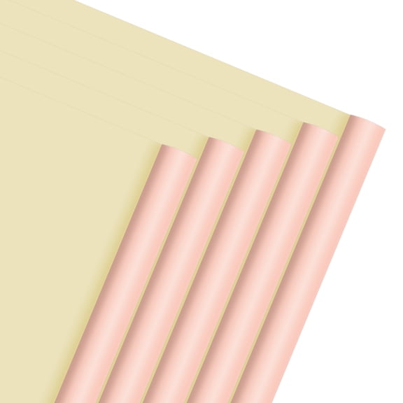 Uxcell 20 Sheets Flower Wrapping Paper, 21.5" x 21.5" Waterproof Floral Bouquet Wrapping Papers Florist Supplies for Wedding Party Gift Packaging DIY Crafts, Pink/Light Green