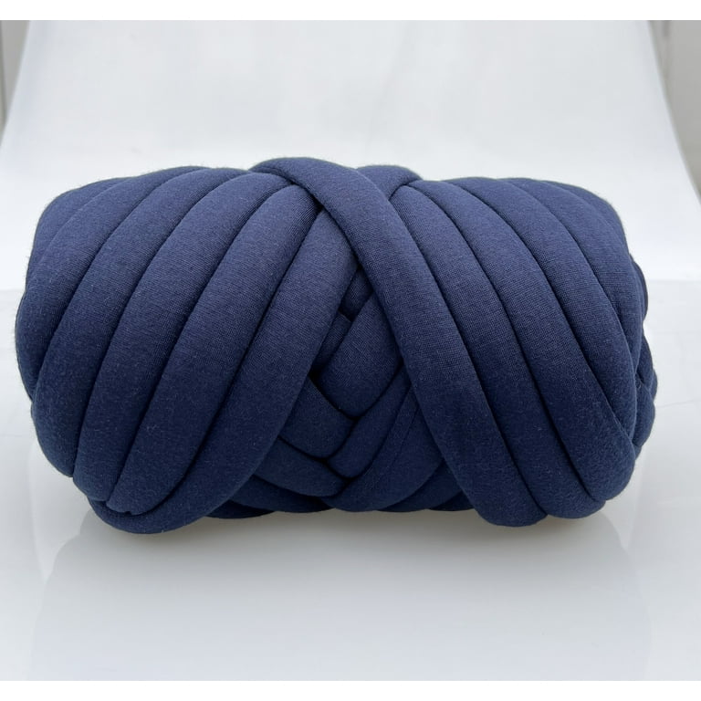 Giant Arm Knitting Chunky Yarn for Braided Knot Throw Blanket, Jumbo Chunky  Yarn Twist Tubular Yarn Soft Extra Thick Yarn, Fluffy Bulky Weave Craft  Crochet 0.55lb 