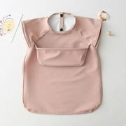 Cute Baby Bibs Toddler Bandana Bib Waterproof Sleeveless Apron Cartoon Animals Children Feeding Smock Bib Baby Stuff 0-5 Years Pink L (36-54 Months)