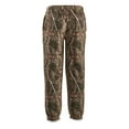 thumbnail image 2 of HuntRite Men's Camo Fleece Pants Woodland Camo 2XL, 2 of 2