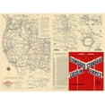 thumbnail image 3 of Gousha 18x14 Black Modern Framed Museum Art Print Titled - Western United States - Gousha 1935, 3 of 5