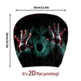 thumbnail image 7 of syligr 2 Pack Halloween Car Headrest Covers for Vehicle, Funny Spooky Face Seat Cushion for Auto Interior, Soft Polyester Headrest Covers for Car Decor, 11x10.2 Inches, Horror Themed Car Accessory, 7 of 7