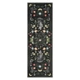 thumbnail image 3 of Nanan 2'x6' Runner Rug Hallway Kitchen Machine Washable Runners Non Slip Bedroom Cat Print Mats for Laundry Room, Black, 3 of 6