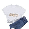 thumbnail image 5 of Godom Halloween T-Shirt for Women Cute Ghost Graphic Tee Short Sleeve Casual Fall Tops, 5 of 6