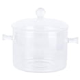 thumbnail image 4 of Shisuyan Glass Cooking Pot Transparent Glass Saucepan Heat Resistant Stockpot with Lid for Home, 4 of 9