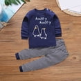 thumbnail image 4 of Ruyang Baby Boy Clothes Animal Dot Button Long Sleeve Tops Baggy Sweatpants Set Toddler Fall Lightweight Casual Outfits, 4 of 4