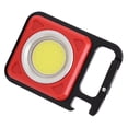 thumbnail image 3 of Mini Keychain Light, Aluminum Alloy Various Lighting Methods Portable Pocket Light COB  For Tent Red, 3 of 8