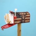 thumbnail image 6 of Naloa Deer American Flag Wall Mailbox Covers Magnetic Post Box Cover Post Letter Box Cover Garden Decor-21x18 in, 6 of 8