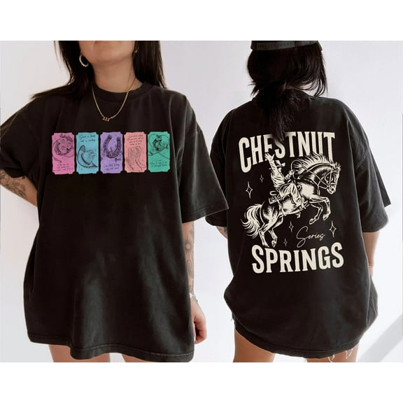 SEIKEMS Chestnut Spring Series Shirt For Fan, Cowboy Romance Reader Club T-shirt, Bookish Cowgirl Tee, Country Book Lover Gift