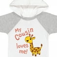 thumbnail image 4 of Inktastic My Cousin Loves Me Cute Giraffe Boys or Girls Baby Bodysuit, 4 of 5